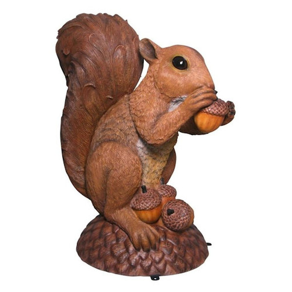Wirral the Enormous Squirrel Statue Fiberglass garden sculptures